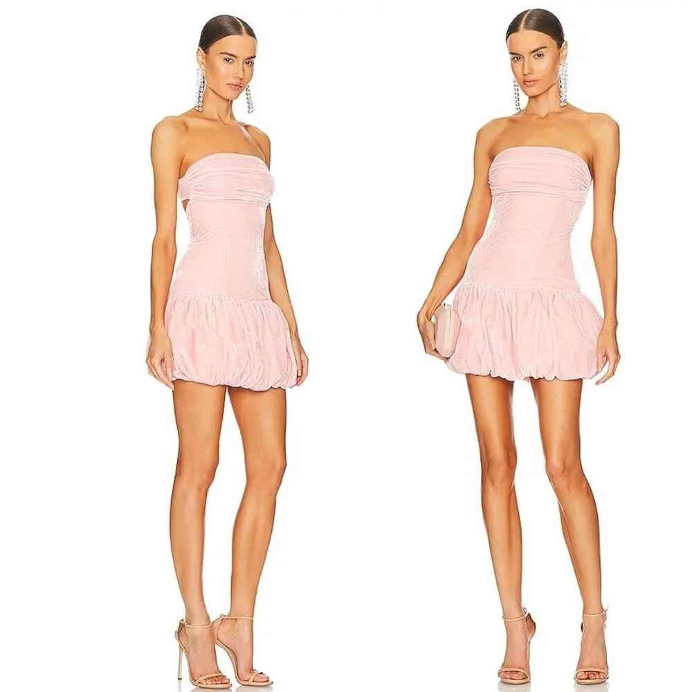 Tularosa Camille Mini Dress in Rose Pink